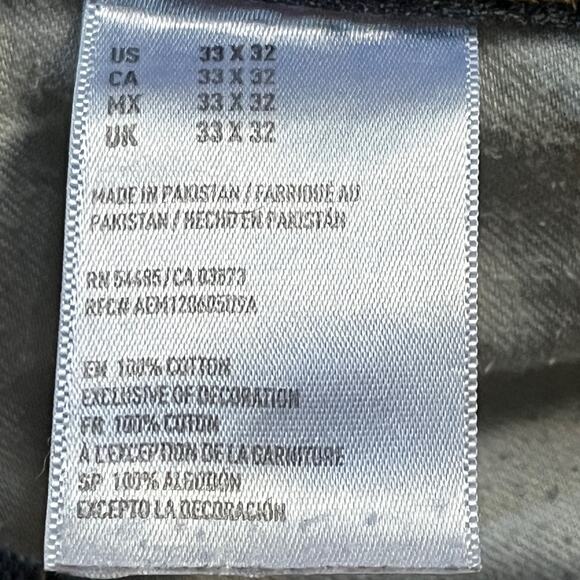 AEO American Eagle Mens Denim Jeans Original Boot 34 x 31 Distressed 100% Cotton - Picture 4 of 6